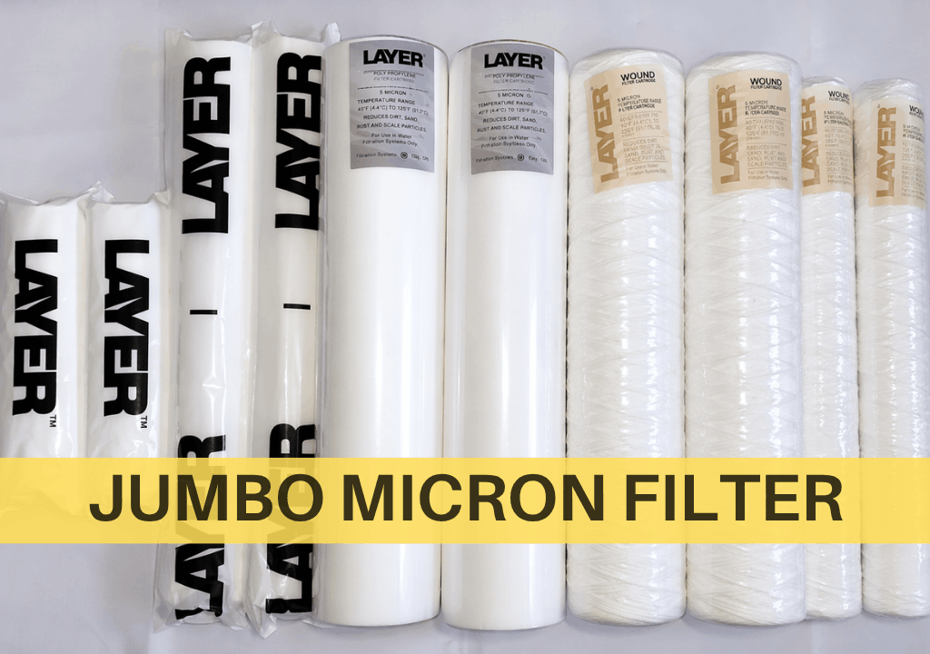 Jumbo micron filter 20 inch PP spun cartridge Chennai for RO water treatment