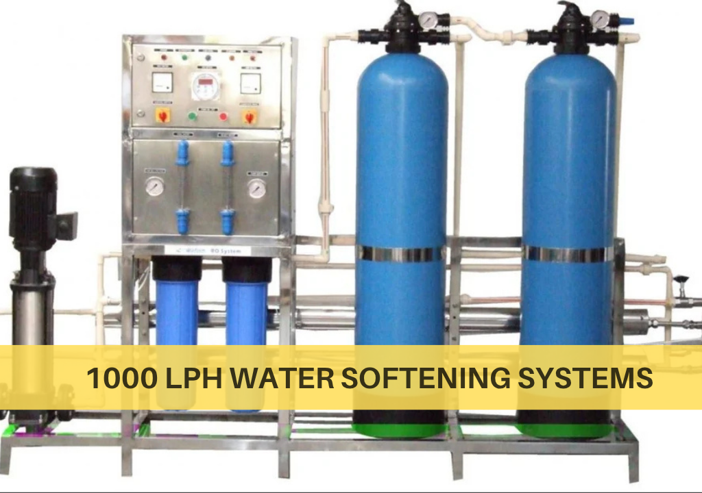 1000 LPH water softening system in Chennai for industrial and commercial hard water treatment